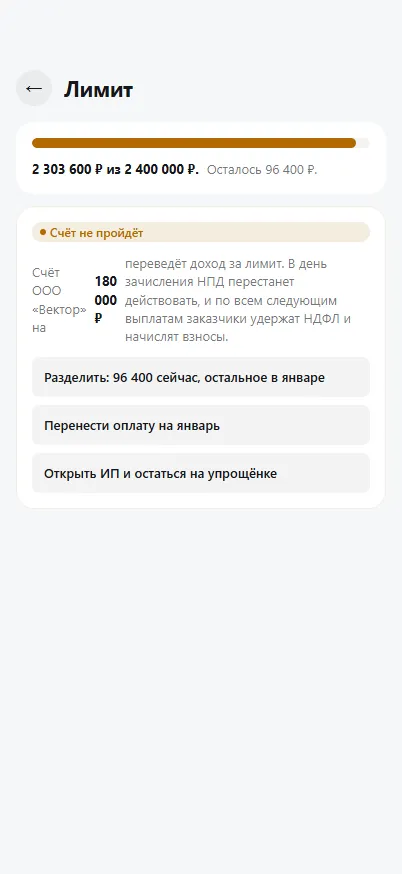 Телефон исполнителя: лимит и три выхода